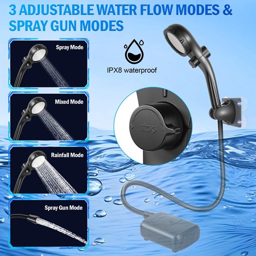 Electric outdoor shower set - shower,