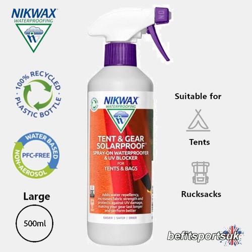 Nikwax tent and gear - and,